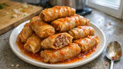 Dağılmayan lahana sarması tarifi: yaprağı doğru yumuşatıp kısık ateşte pişirme