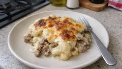 Kıymalı Karnabahar Graten: Beşamel sos ve kaşarla fırında tam kıvamında