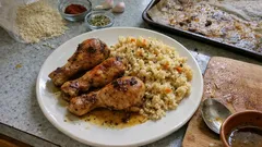 Fırın poşetinde tavuk pilav: tek tepside, az bulaşıkla tane tane sonuç