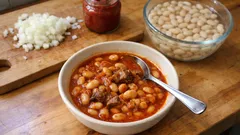 Lokanta usulü kuru fasulye: kabuk atmayan, içi yumuşak tam kıvam tarif